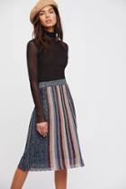 Darla Knit Striped Skirt By Intropia At Free People