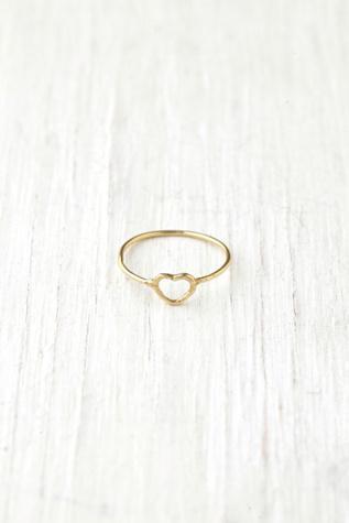 Verameat Womens Got Heart Ring