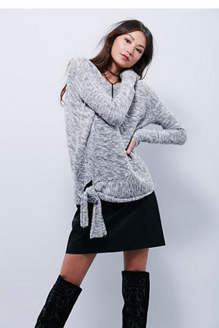 Fp Collection Womens Side Tie Pullover