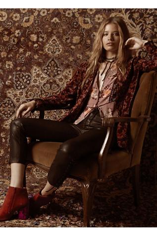 Free People Womens With Friends Lace Up Skin