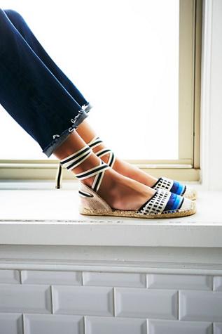 Soludos X Lemlem Womens Tulum Wrap Espadrille