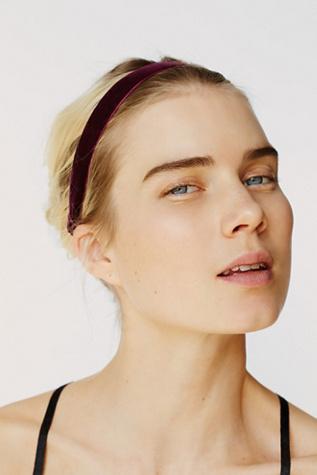 Free People Womens Velvet Headband Trio