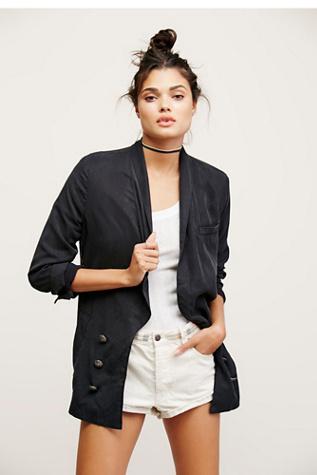 Free People Womens Sensual Blazer