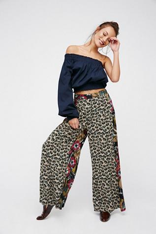 Free People Womens In The Mix Printed Pull O
