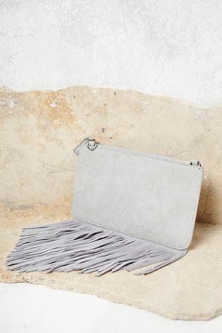 Free People Womens Mini Fringe Crossbody