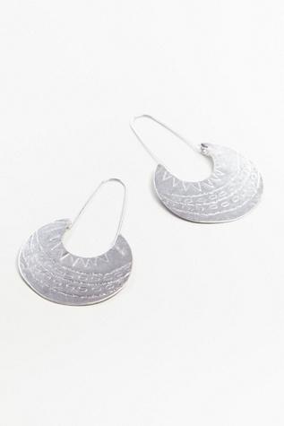 Free People Womens Desert Moon Threader Hoop