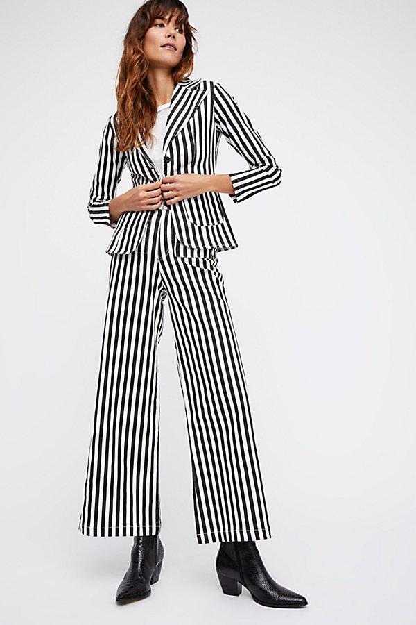 Striped Twill Suit By Sugarhigh Lovestoned At Free People