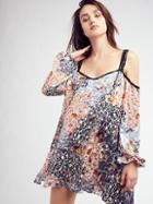 Free People Scattered Blooms Mini Dress