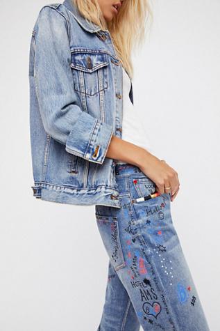 Bandit Embroidered Jean By Scotch & Soda At Free People