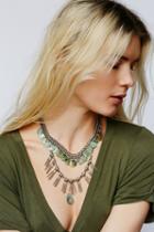 Bohobo Collective X Free People Womens Tropicana Patina Collar