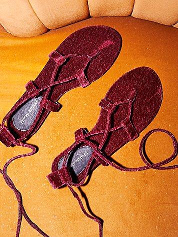 Aria Velvet Sandal By Jeffrey Campbell