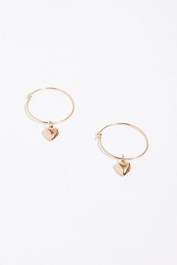 14k Vermeil Love Sleeper Hoops  By Erth By Nicole Trunfio At Free People