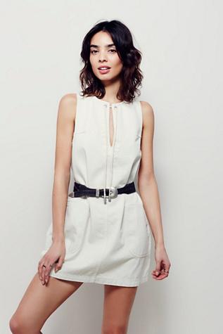Free People Womens Inside Out Denim Shift