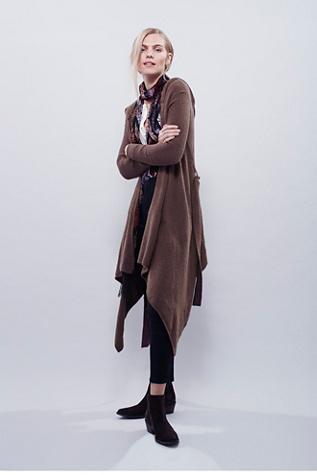 Fp Collection Womens Sloane Hooded Wrap Cardi
