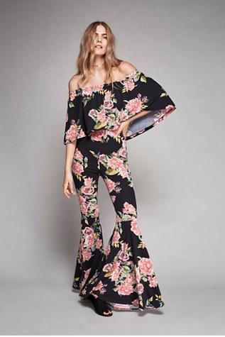 Free People Womens La Babe Jumpsuit