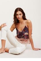 Free People Womens All The Things Printed Ta
