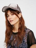 Lady Luck Velvet Baseball Hat By Free People