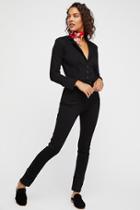 Take Me Out Fitted Jumpsuit By Free People