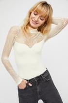 Seamless Fishnet Turtleneck By Intimately At Free People