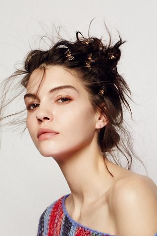 Free People Womens Mini Butterfly Clips