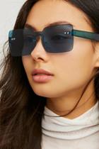 So Square Shield Sunglasses By Free People