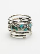 Twisted  Raw Stones Ring By Marly Moretti At Free People