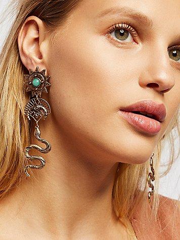 Suki Charm Drop Dangle Earrings By Free People