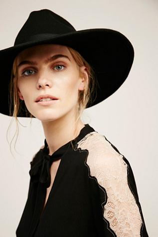 Brooklyn Hat Co. Womens Soho Wide Brim Felt Hat