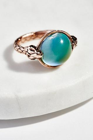 Free People Womens Moody Blues Mood Ring