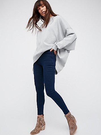 Easy Goes It Denim Legging By Free People
