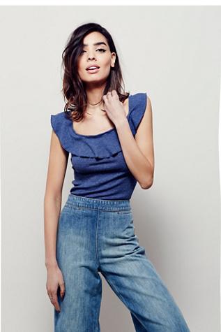 Intimately Womens Tiny Flounces Cami