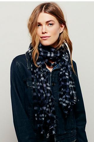 Debe Dohrer Design Womens Shredded Vintage Plaid Wo