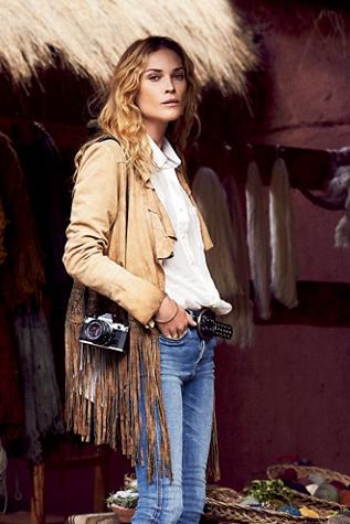 Free People Womens Np Glam Rock Suede Jacket