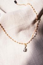 Ela Rae Womens Diamond Drop Choker