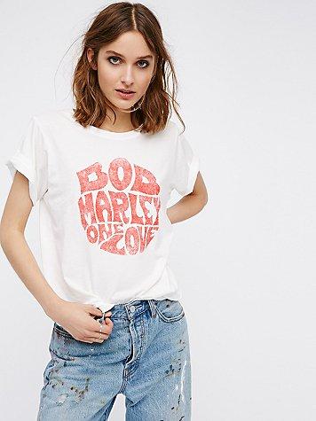 Daydreamer X Free People Bob Marley One Love Tee