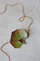 Ark + Arrows Womens My Heart Ruby Necklace