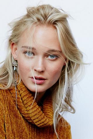 Free People Womens Crossover Ear Bolo