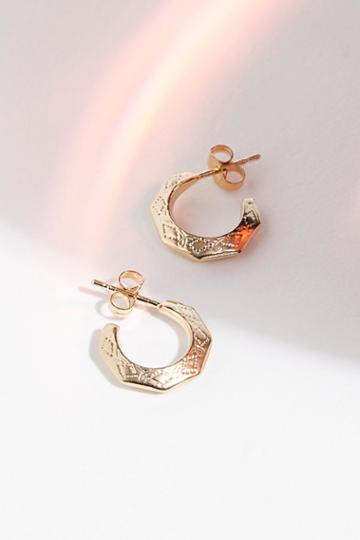 Hex Huggie Hoops By Phyllis &amp; Rosie At Free People