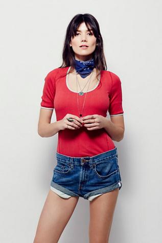 One By One Teaspoon Womens Salvage Bandit Cut Offs