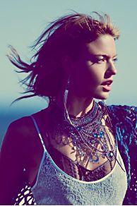 Medusa Tiered Statement Necklace At Free People