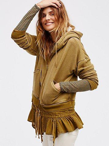 Free People When Worlds Meet Hoodie