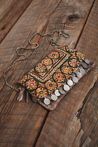 Free People Womens Collective Coin Crossbody
