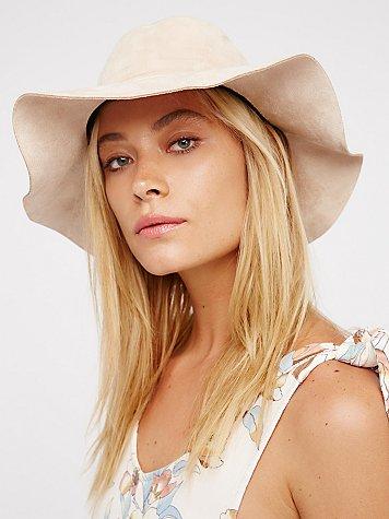 Feelin Lucky Vegan Suede Hat By Free People