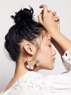 Super Fan Flare Hoops By Sandy Hyun At Free People