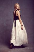 Free People Womens Velvet Bodice Gown
