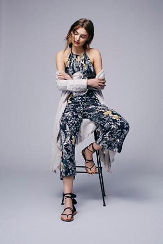 Free People Womens Twisted Halter One Piece
