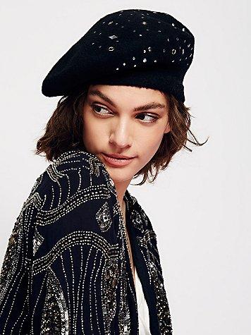 Free People Suky Studded Beret