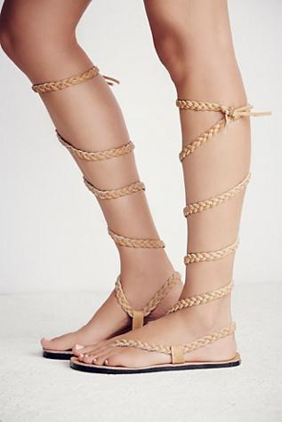 Heather Marie Womens Braided Sandal
