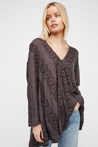 Free People Womens Sea Breeze Top