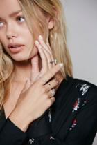 Free People Womens Riri Mega Ring Set